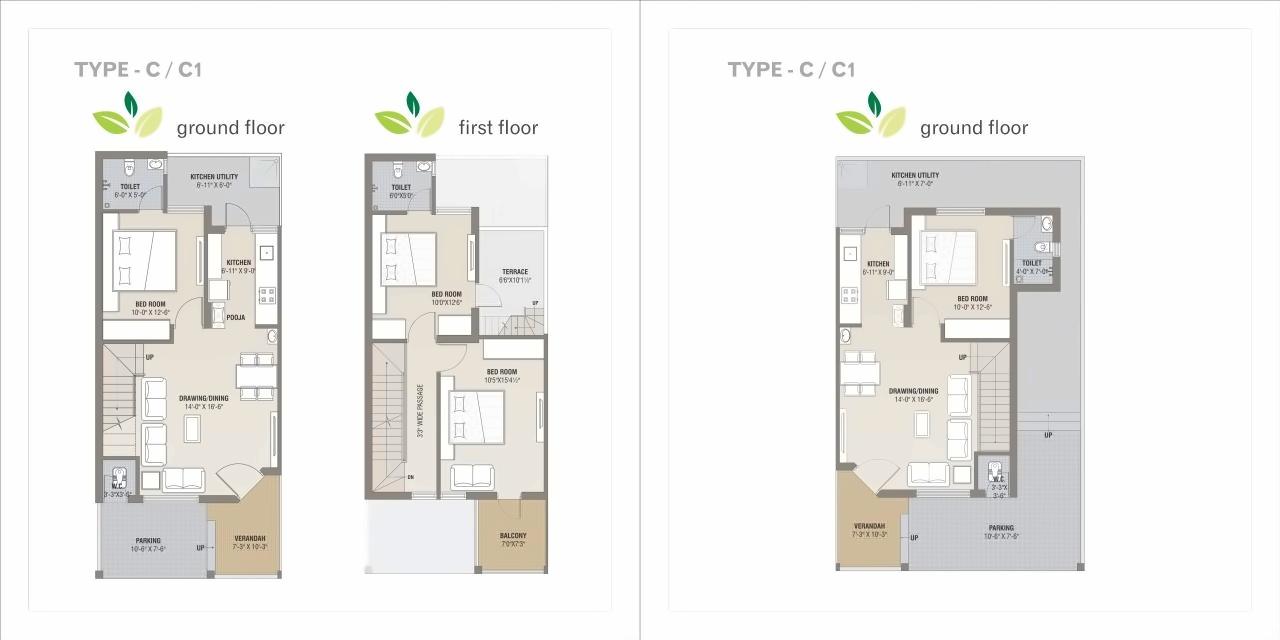 Layout of real estate project Riddhi Siddhi Villa located at Kadi, Mehsana, Gujarat