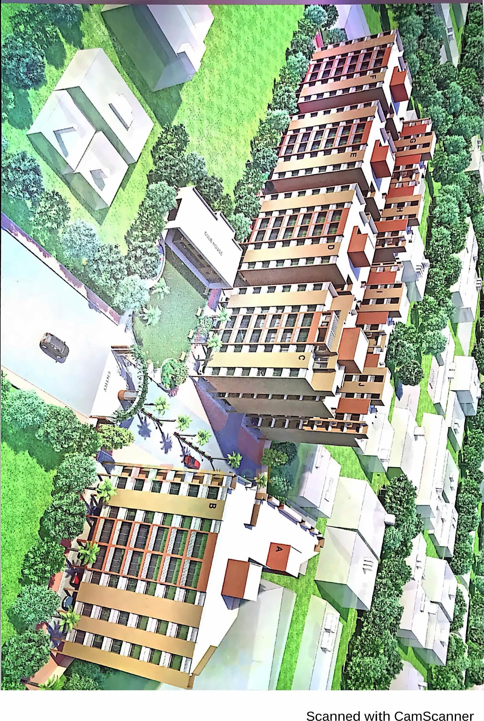 3D Elevation of real estate project Riya Elegance located at Mehsana, Mehsana, Gujarat