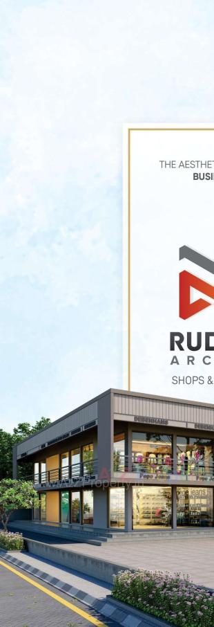Elevation of real estate project Rudra Arcade located at Kadi, Mehsana, Gujarat