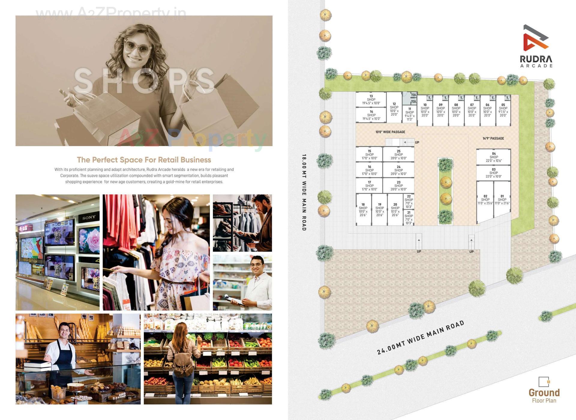  of real estate project Rudra Arcade located at Kadi, Mehsana, Gujarat