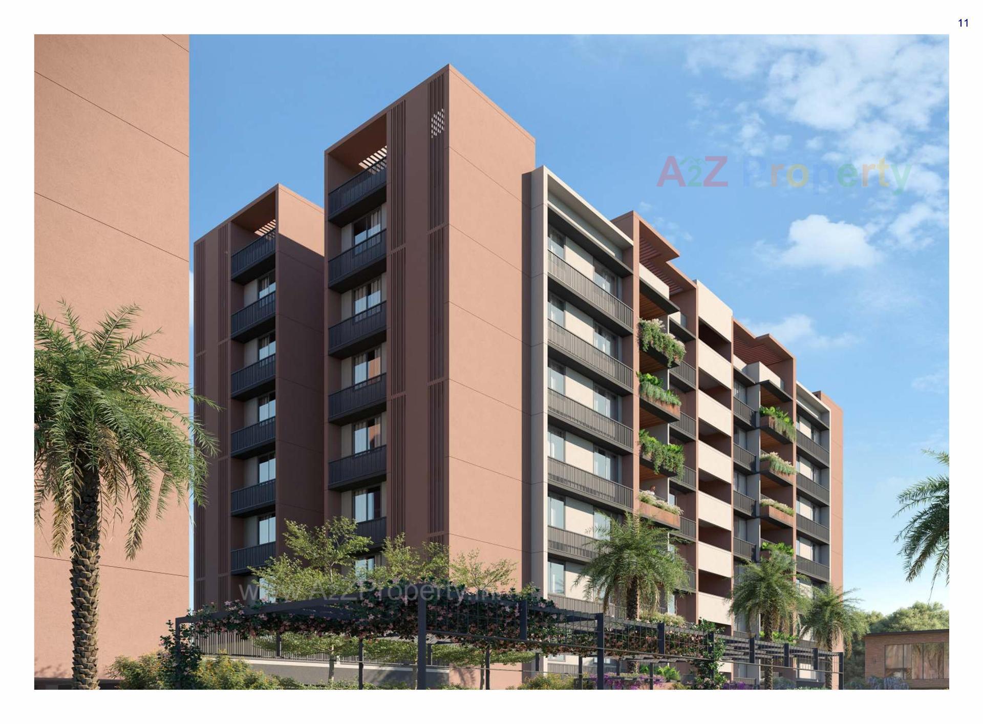 3D Elevation of real estate project Safal Elite located at Kadi, Mehsana, Gujarat
