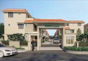 Elevation of real estate project Saket Bungalows located at Mehsana, Mehsana, Gujarat