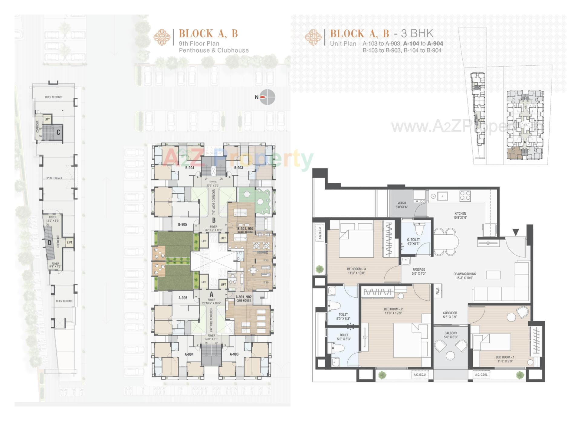 Layout of real estate project Samarpan Heights located at Nagalpur, Mehsana, Gujarat