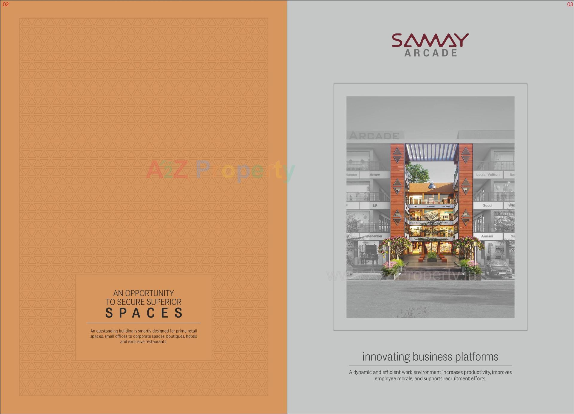  of real estate project Samay Arcade located at Unjha, Mehsana, Gujarat