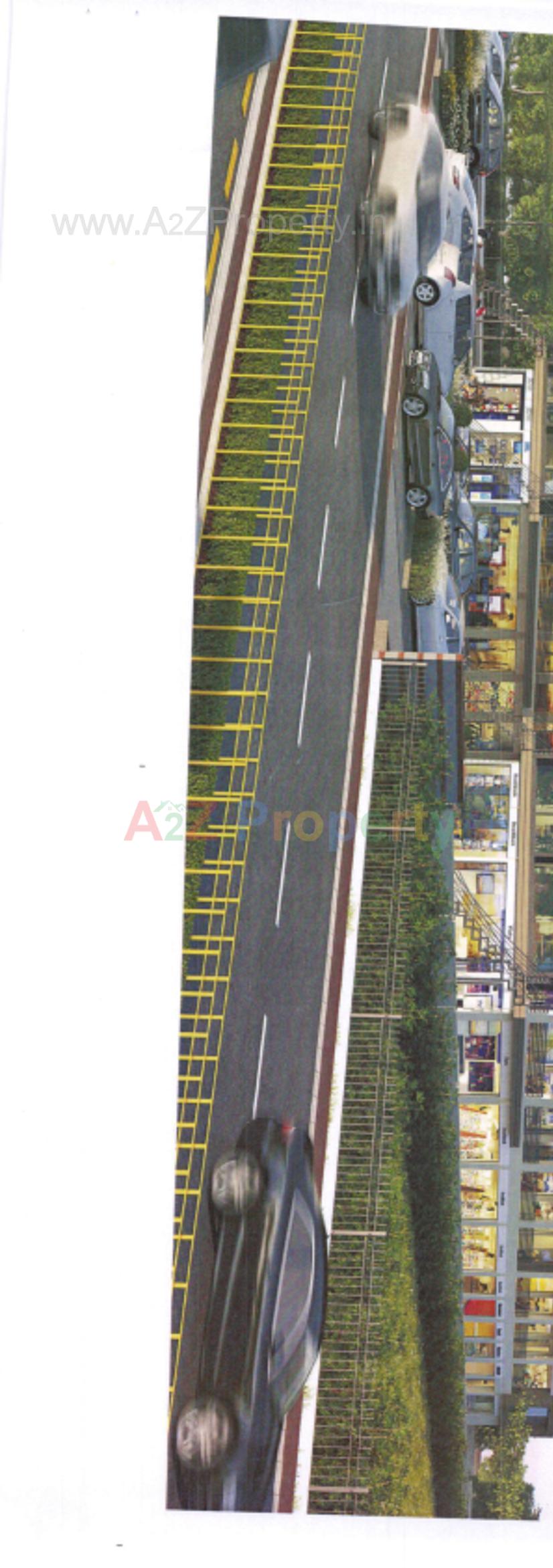 3D Elevation of real estate project Saundarya Skylon located at Mehsana, Mehsana, Gujarat