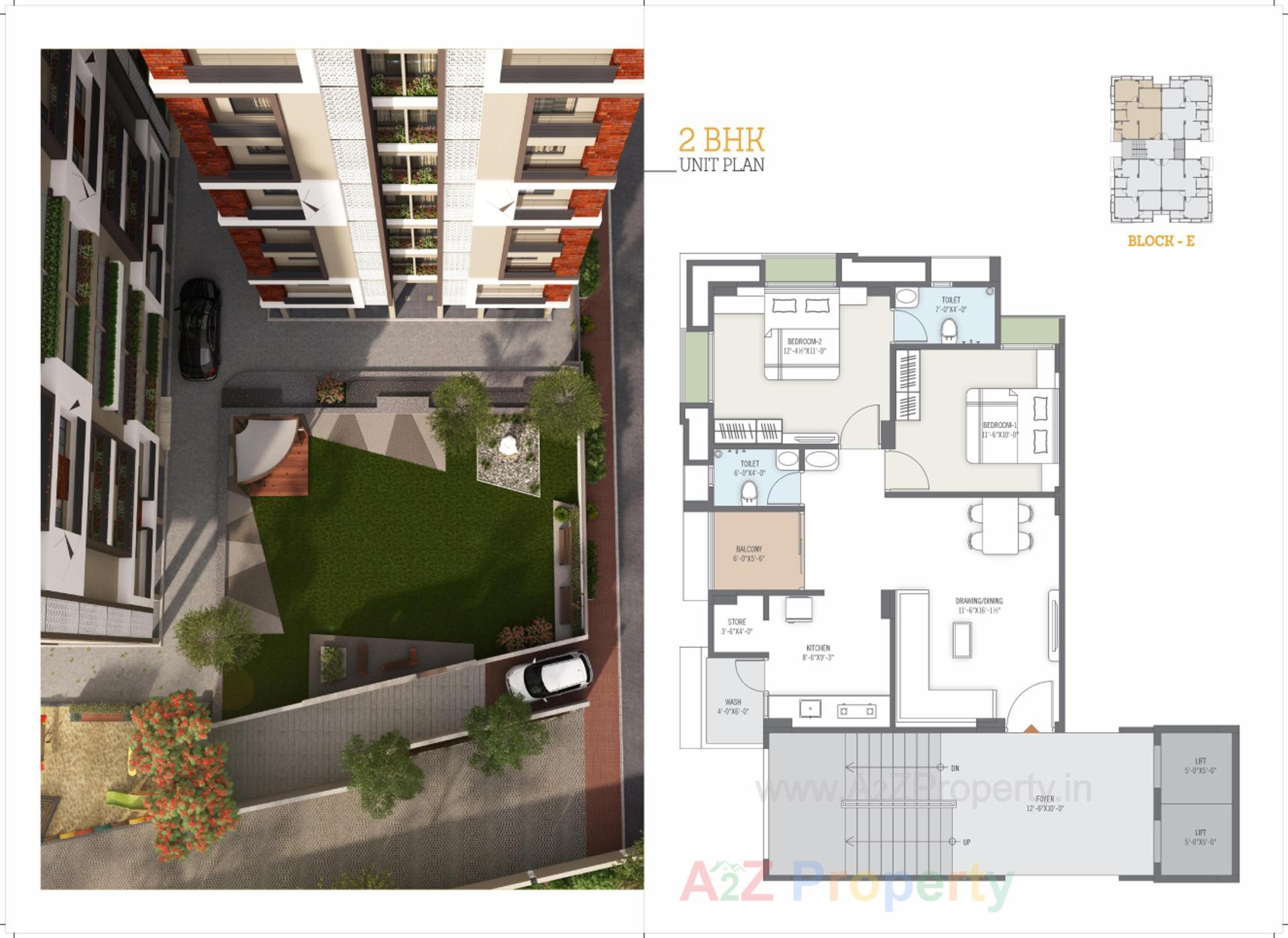 Layout of real estate project Saundarya Skylon located at Mehsana, Mehsana, Gujarat
