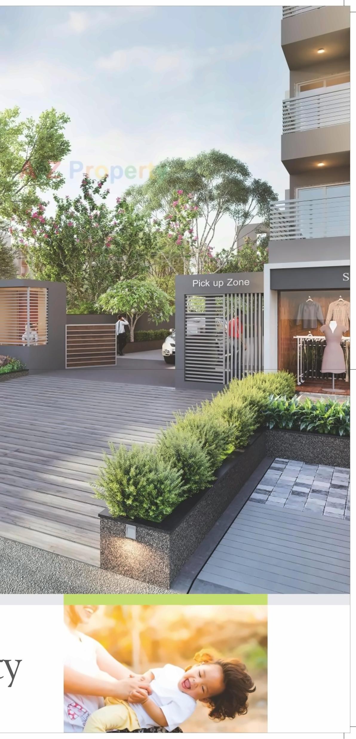 3D Elevation of real estate project Shiv Ganga Hills located at Kadi, Mehsana, Gujarat