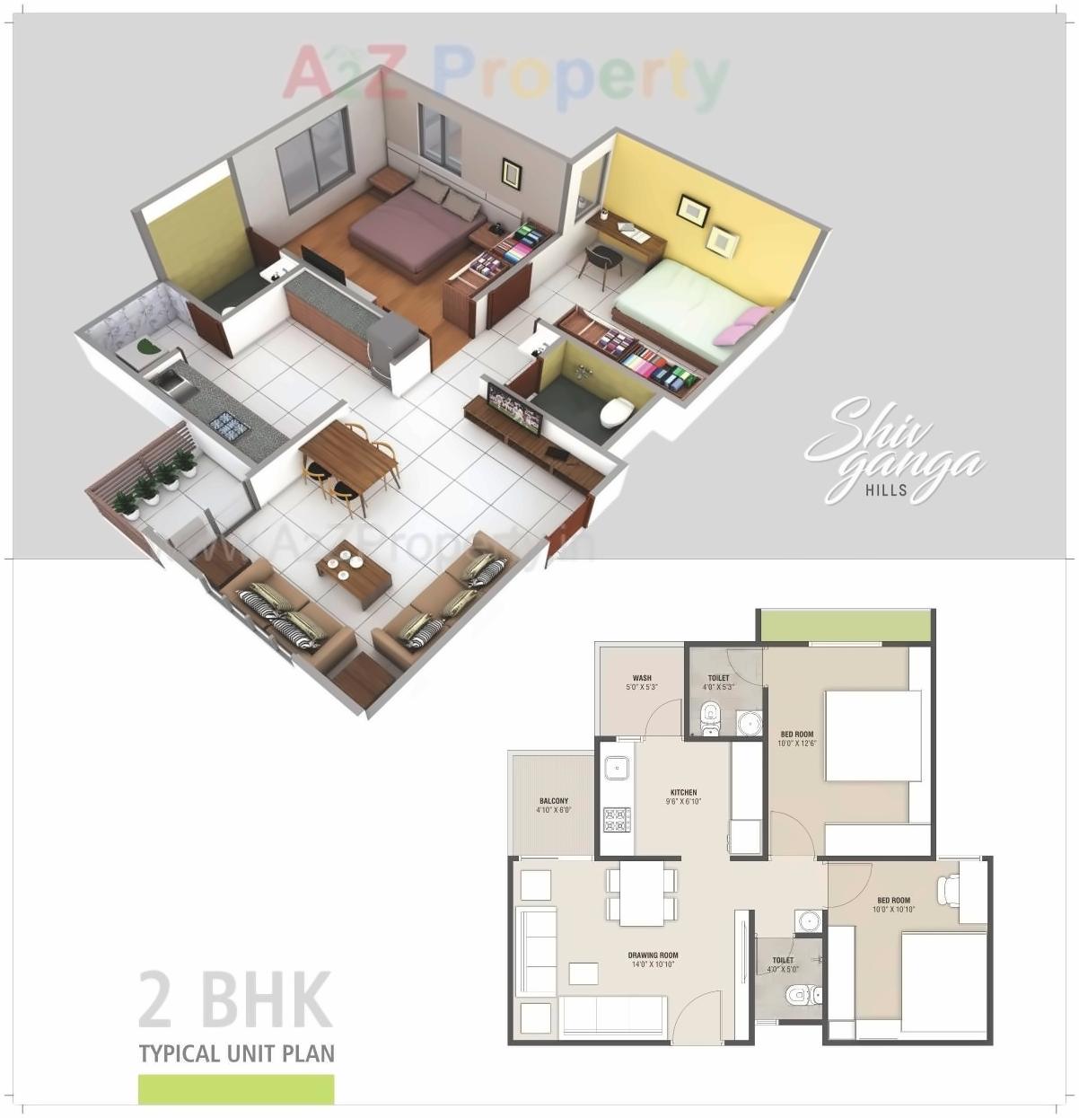 Layout of real estate project Shiv Ganga Hills located at Kadi, Mehsana, Gujarat