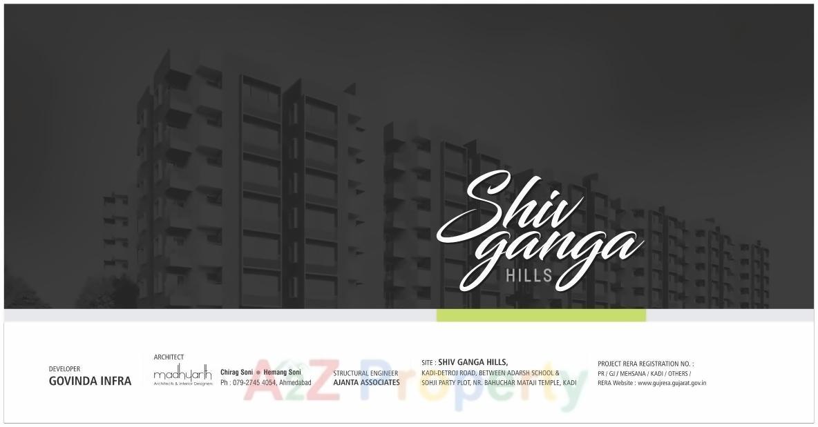  of real estate project Shiv Ganga Hills located at Kadi, Mehsana, Gujarat