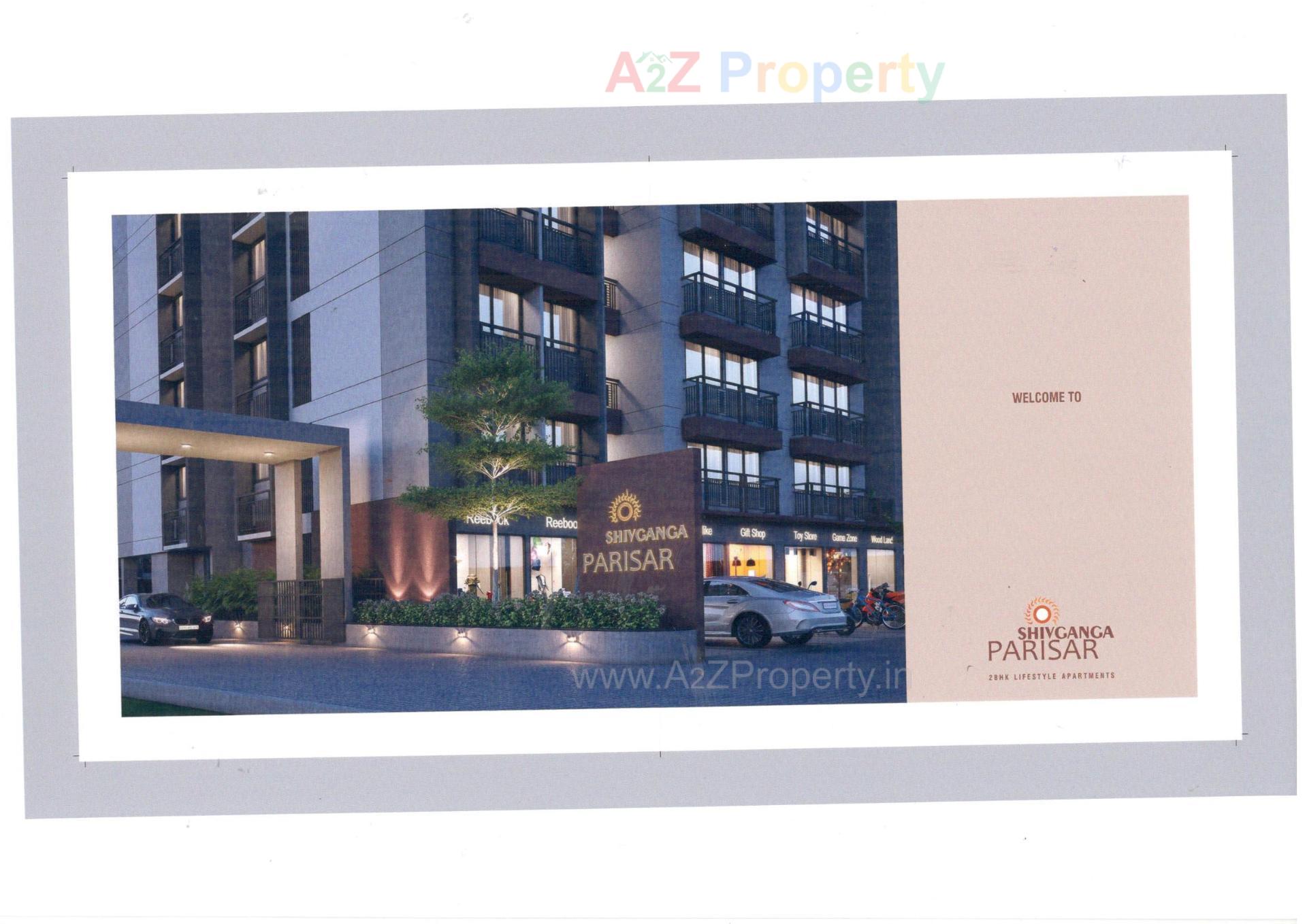 Layout of real estate project Shiv Ganga Parisar located at Mehsana, Mehsana, Gujarat