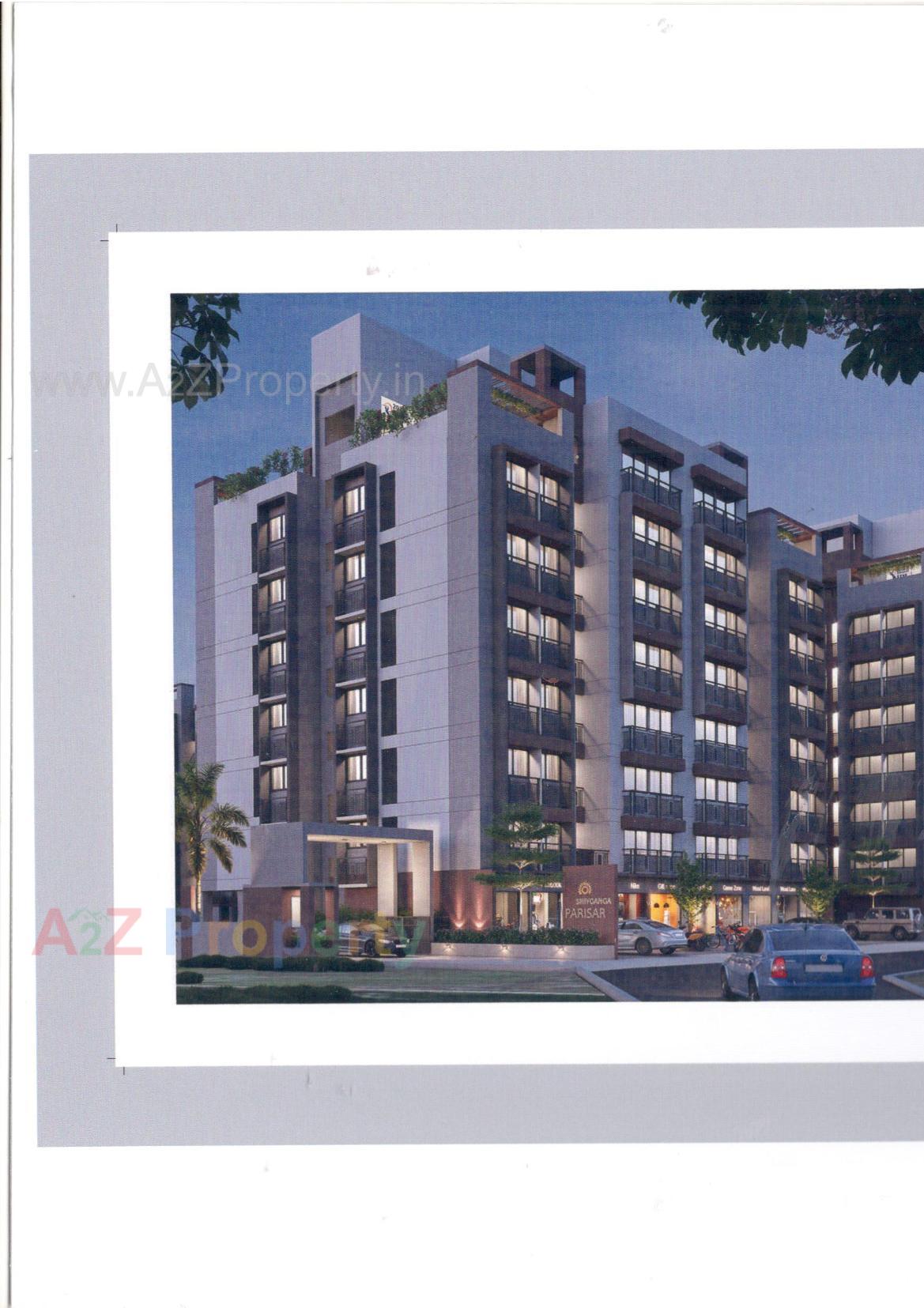 3D Elevation of real estate project Shiv Ganga Parisar located at Mehsana, Mehsana, Gujarat