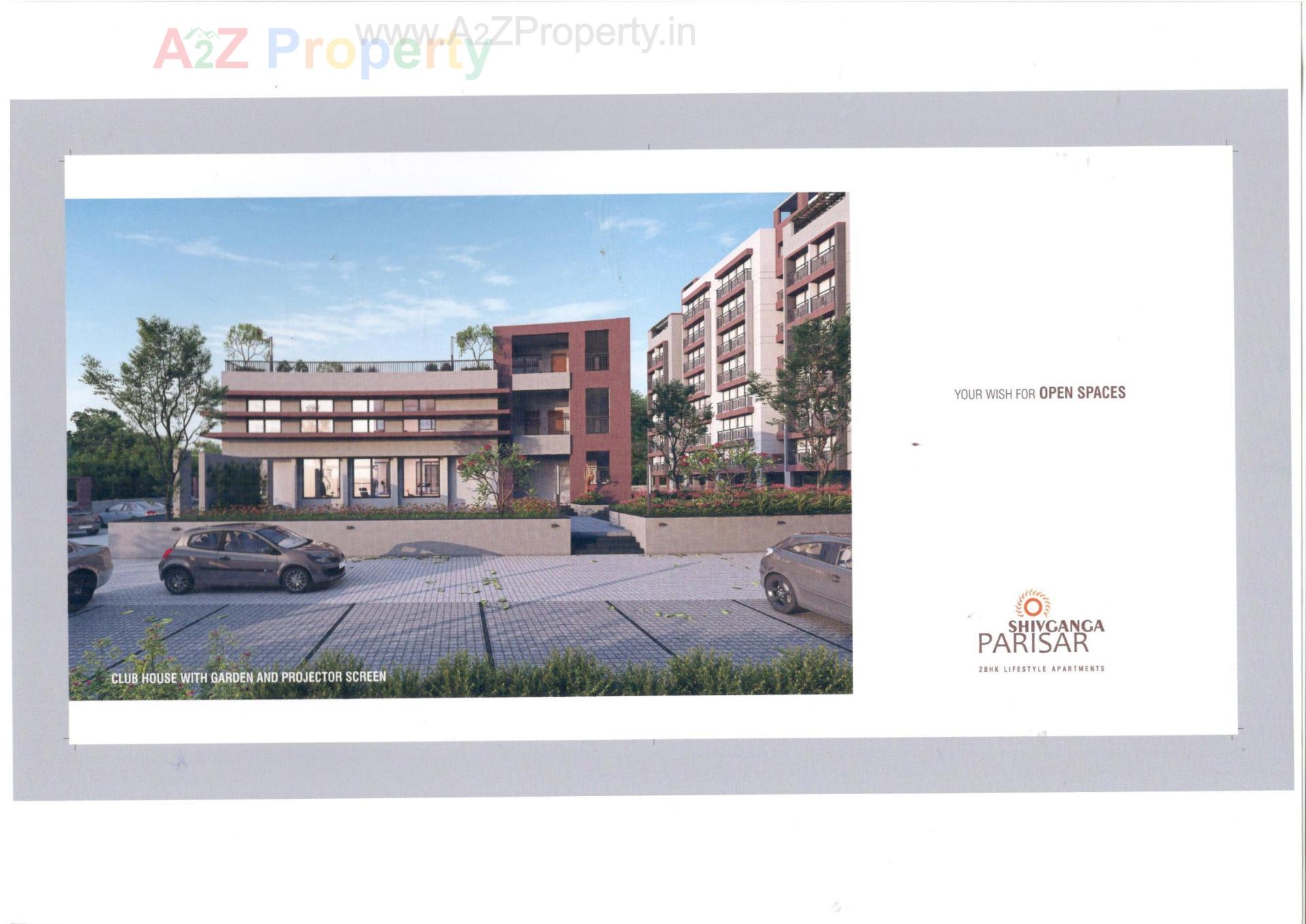 3D Elevation of real estate project Shiv Ganga Parisar located at Mehsana, Mehsana, Gujarat