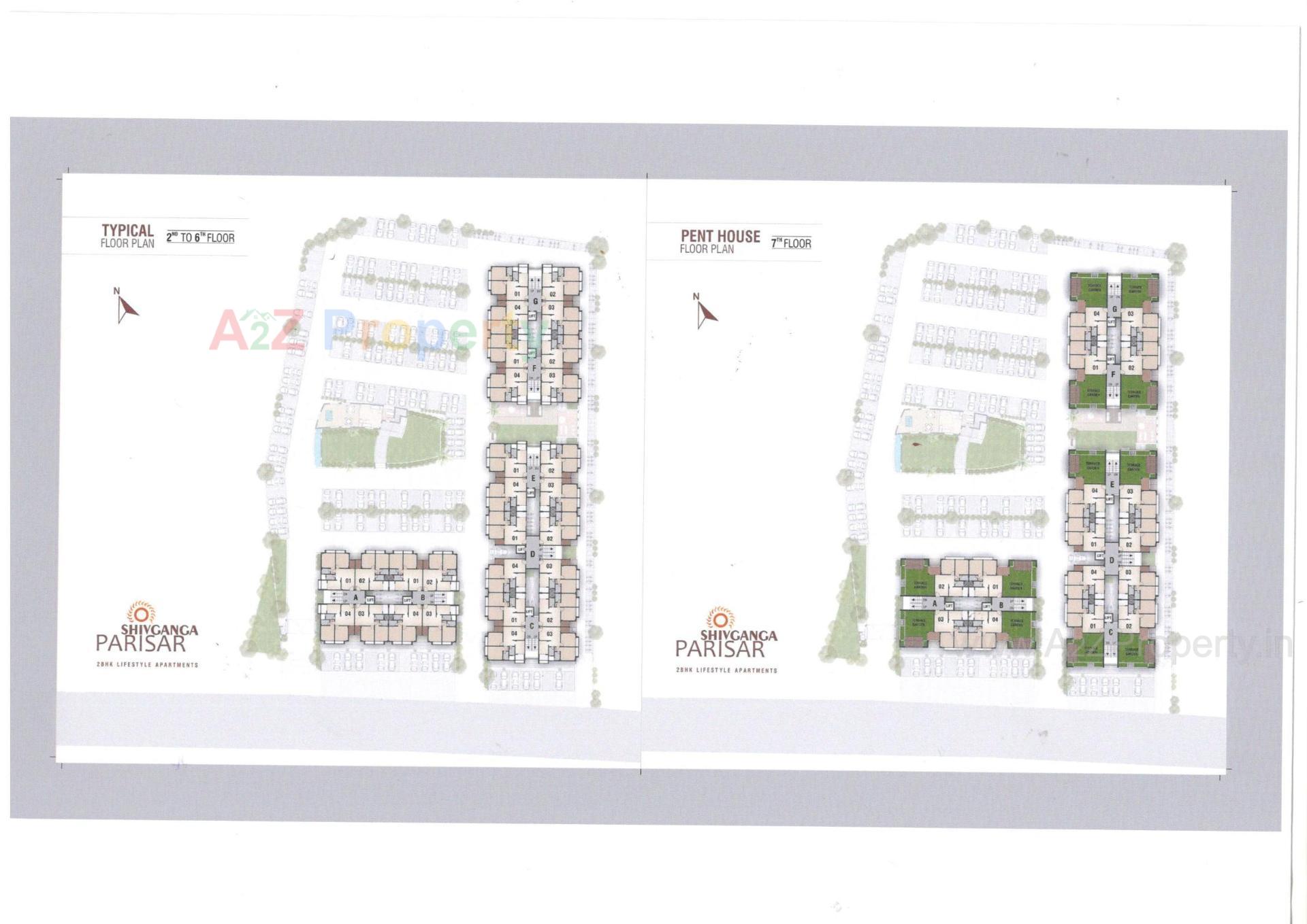  of real estate project Shiv Ganga Parisar located at Mehsana, Mehsana, Gujarat