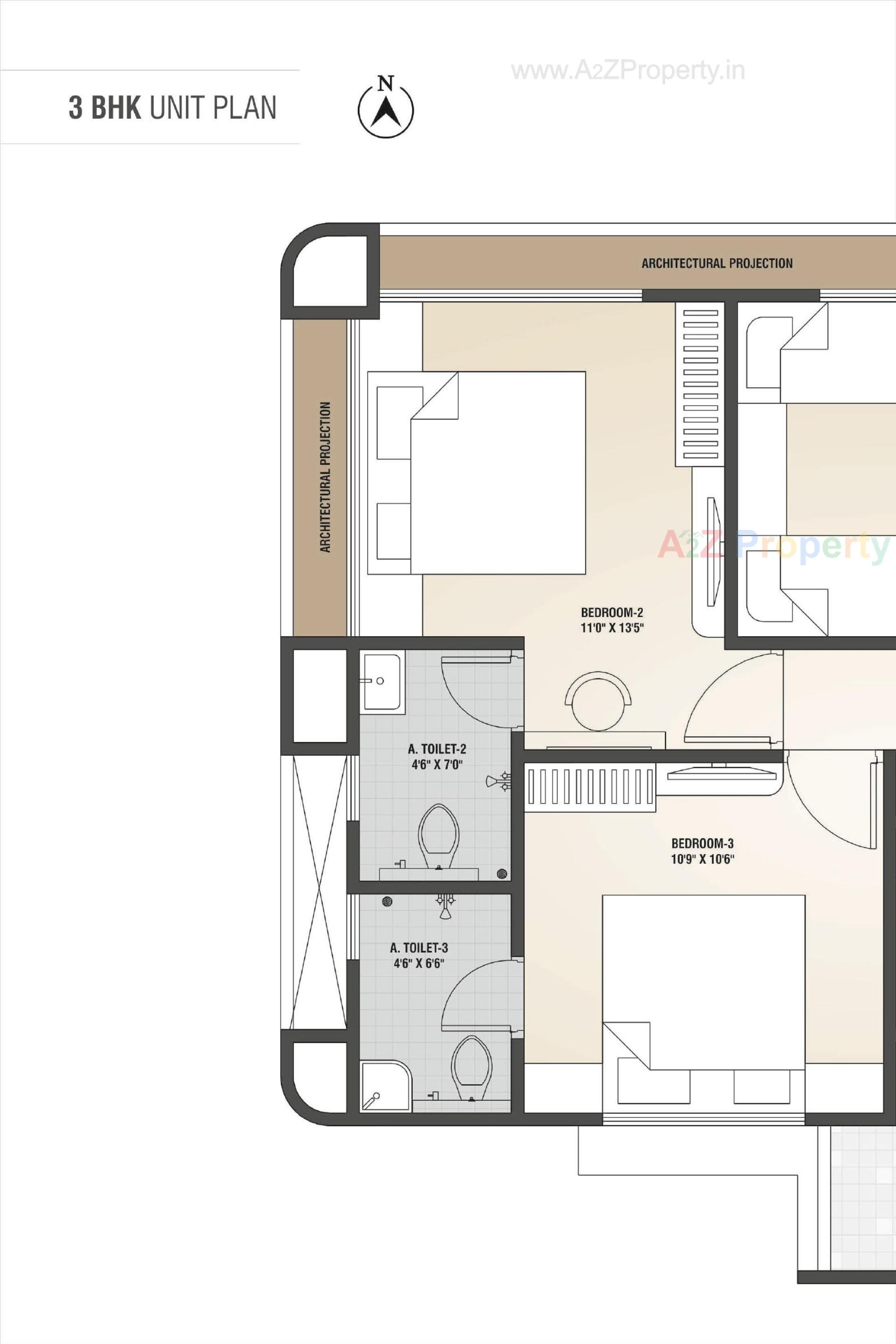 Layout of real estate project Shiv Ganga Sky located at Nagalpur, Mehsana, Gujarat