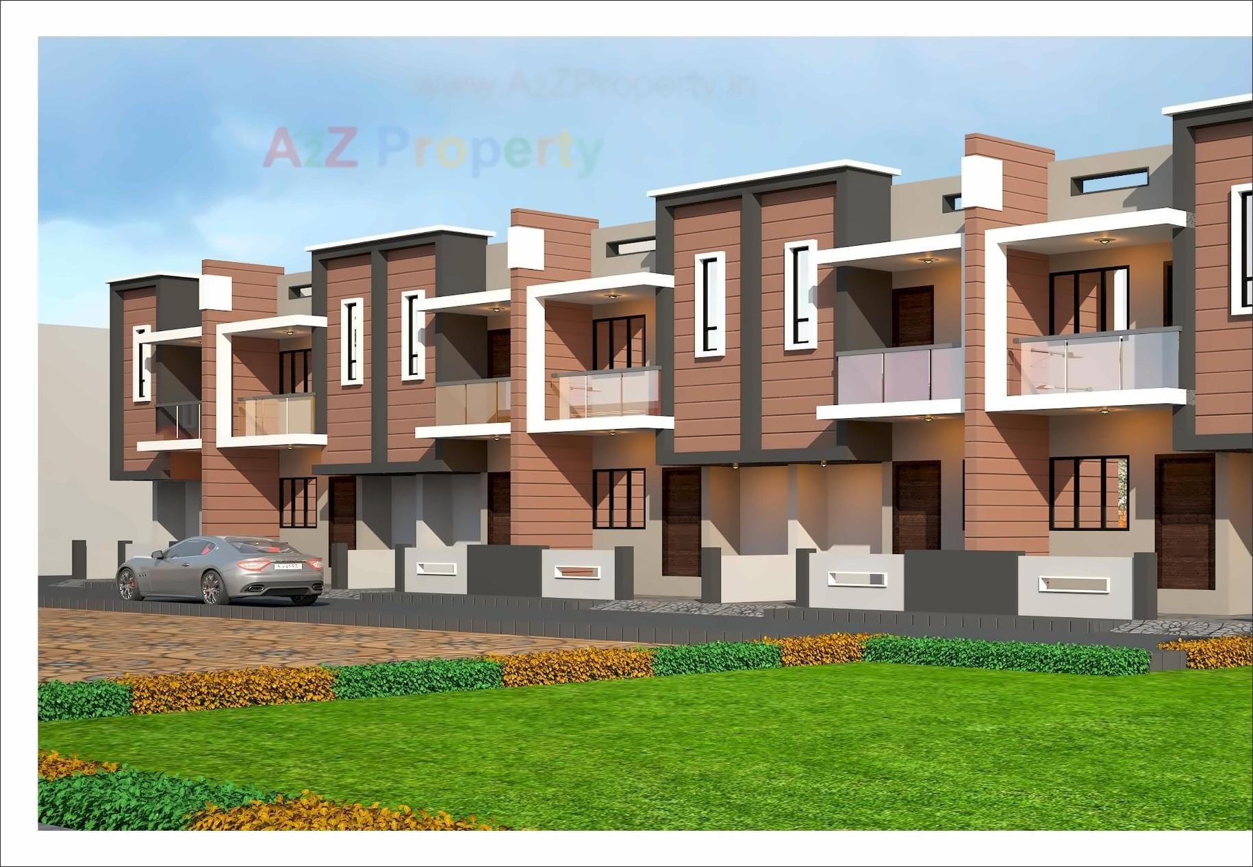 3D Elevation of real estate project Shiv Palace located at Kadi, Mehsana, Gujarat