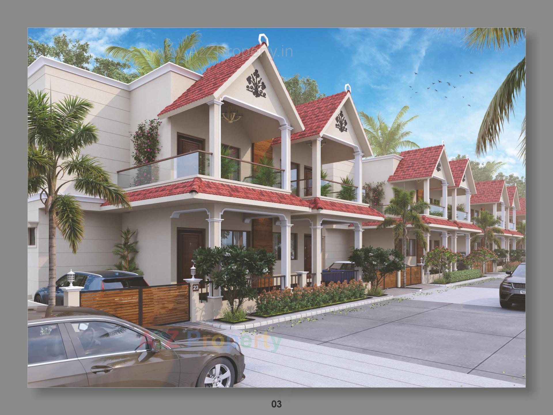 3D Elevation of real estate project Shivalay Heritage located at Mehsana, Mehsana, Gujarat
