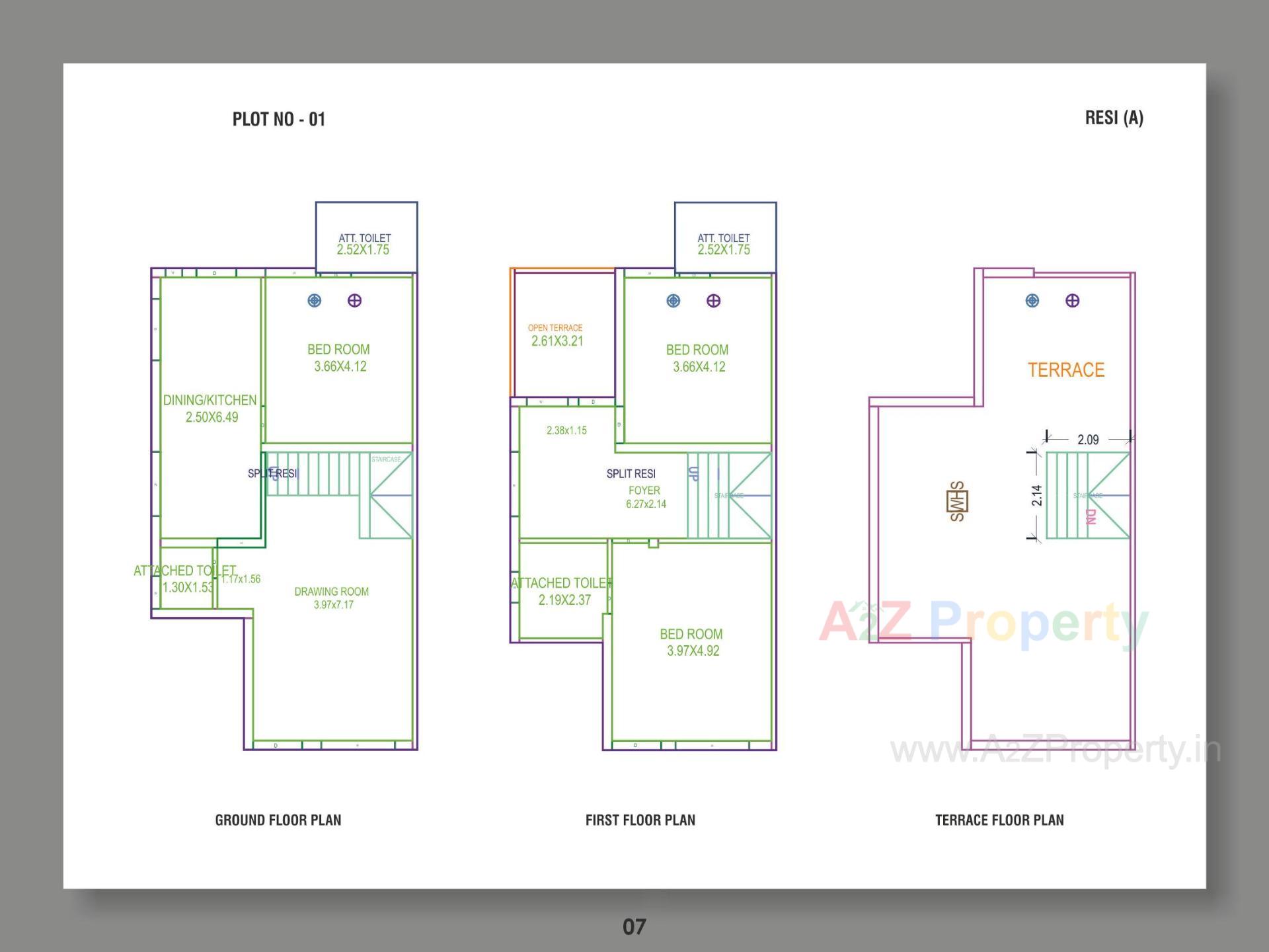Layout of real estate project Shivalay Heritage located at Mehsana, Mehsana, Gujarat