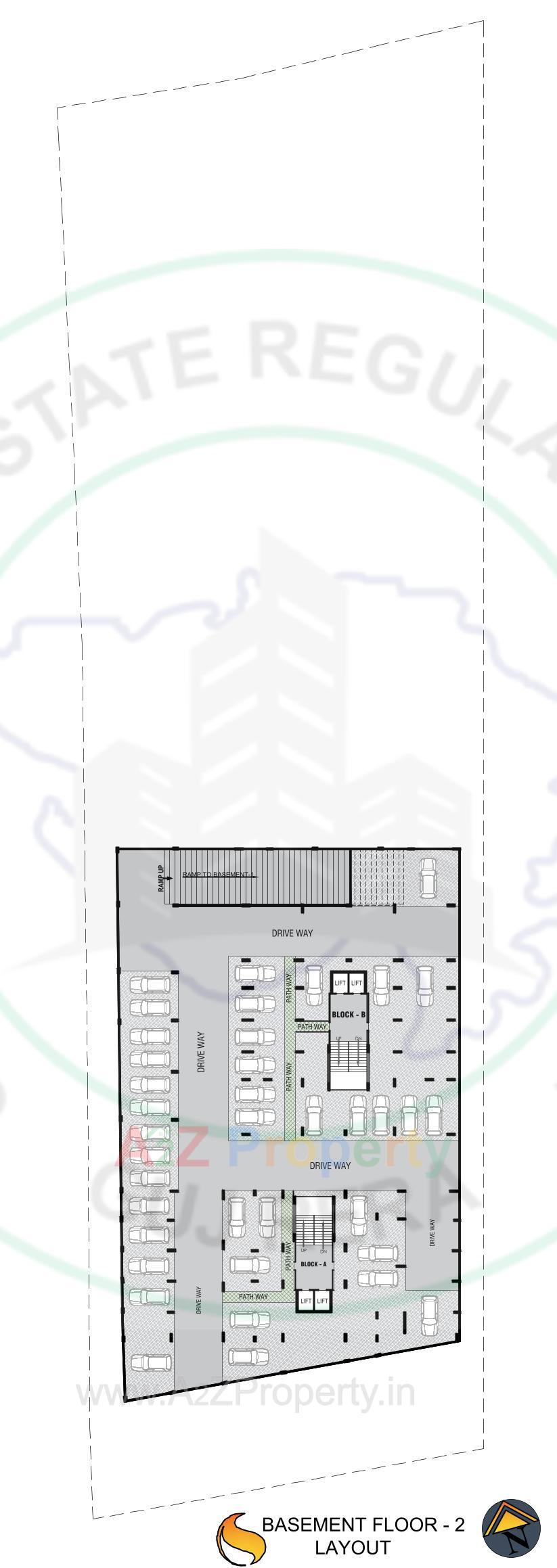 Layout of real estate project Shivalik Glorious located at Nagalpur, Mehsana, Gujarat