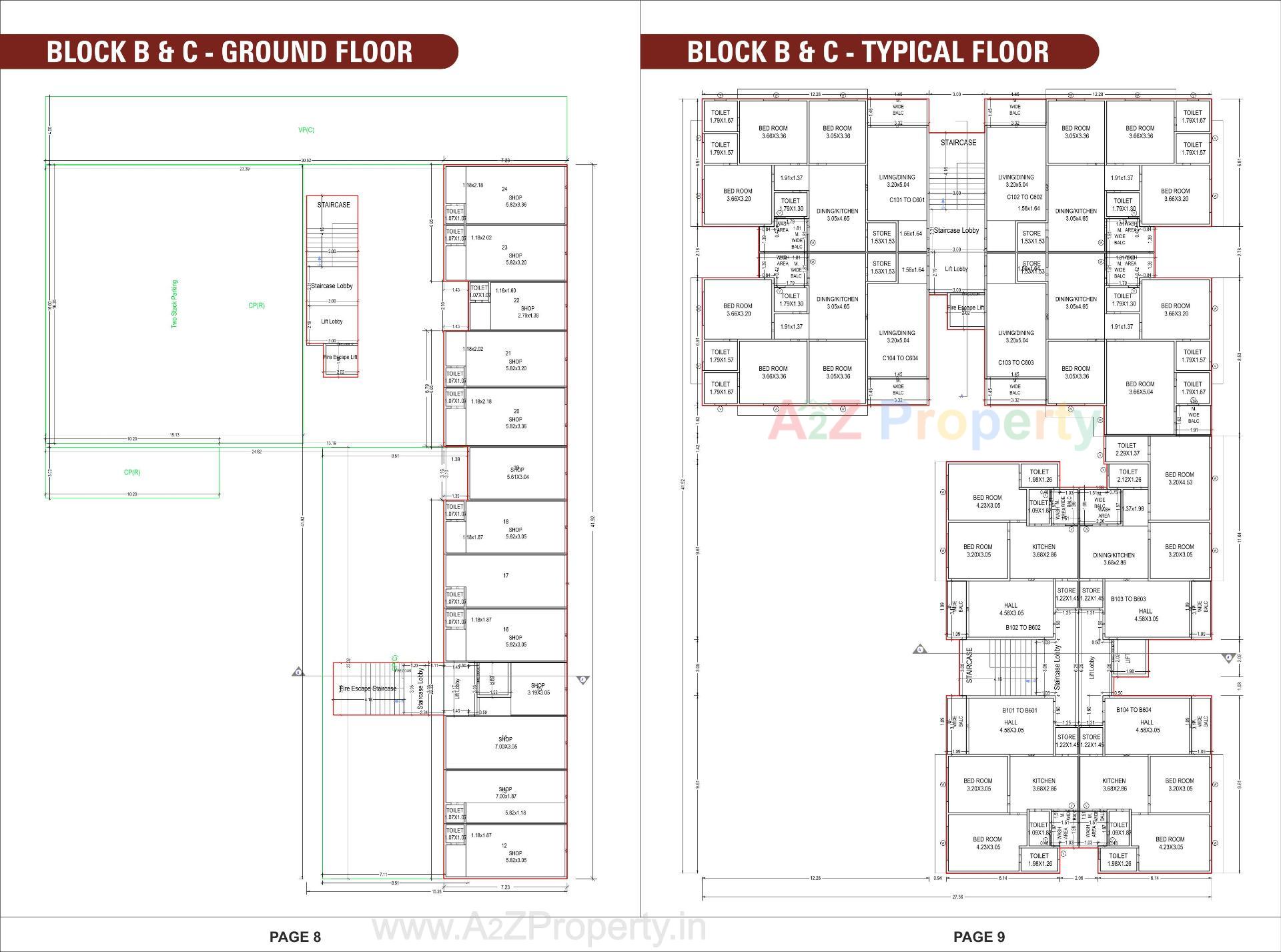 Layout of real estate project Shivalik Residency   Shivalik Heights located at Kadi, Mehsana, Gujarat