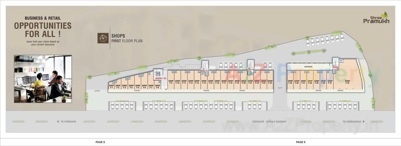  of real estate project Shree Pramukh Apartments located at Visnagar, Mehsana, Gujarat