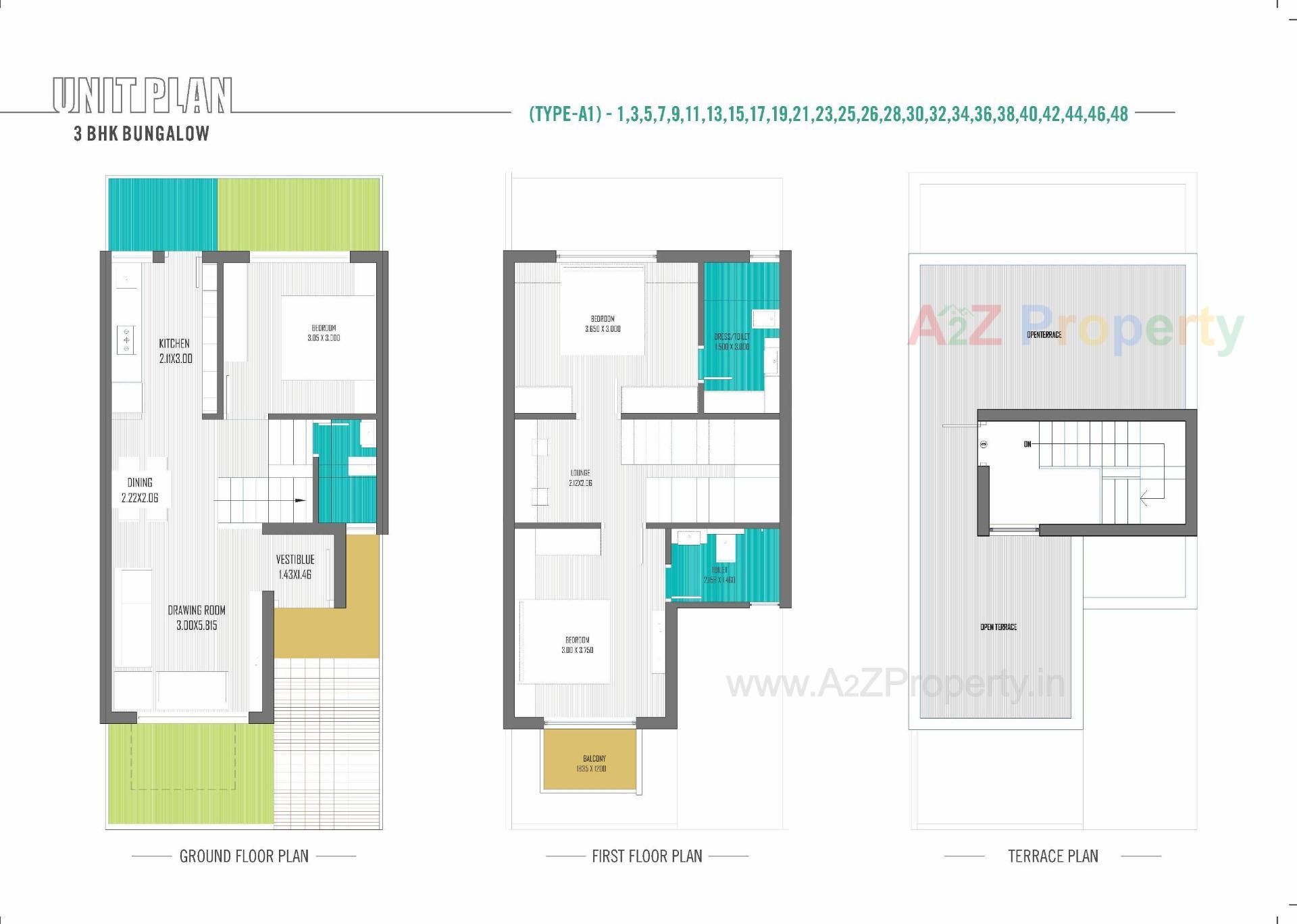 Layout of real estate project Shreenathji Aangan located at Unjha, Mehsana, Gujarat