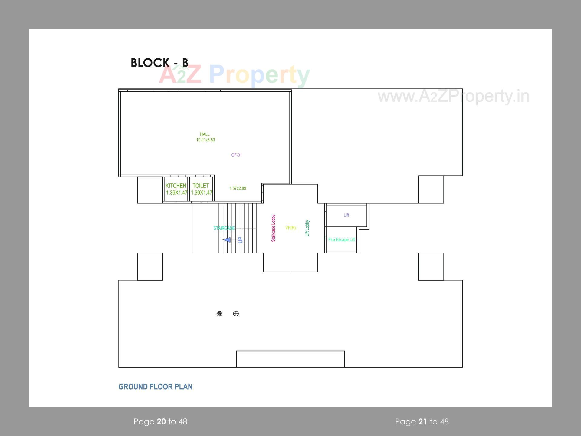Layout of real estate project Shubh Heights located at Mehsana, Mehsana, Gujarat
