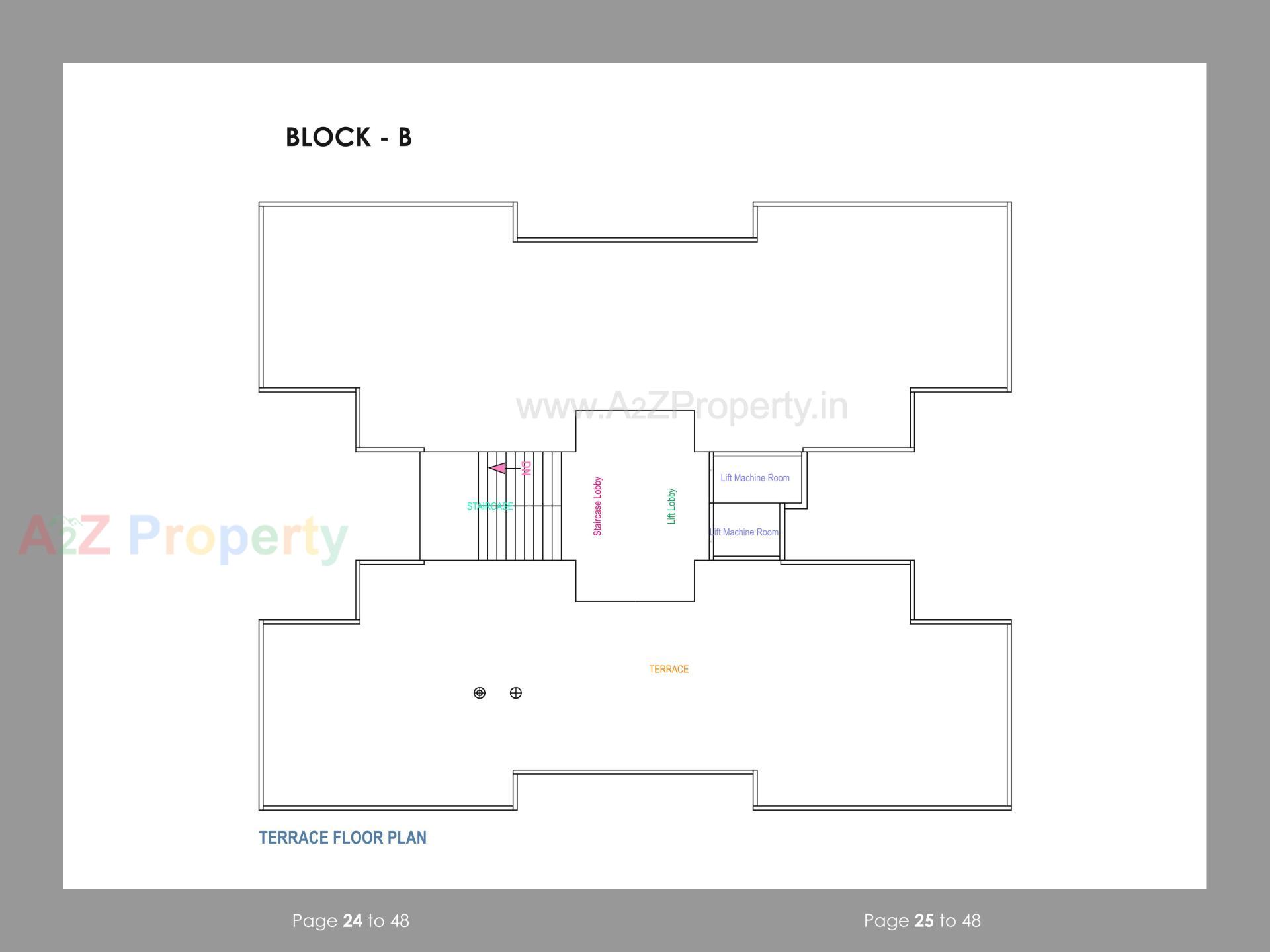 Layout of real estate project Shubh Heights located at Mehsana, Mehsana, Gujarat