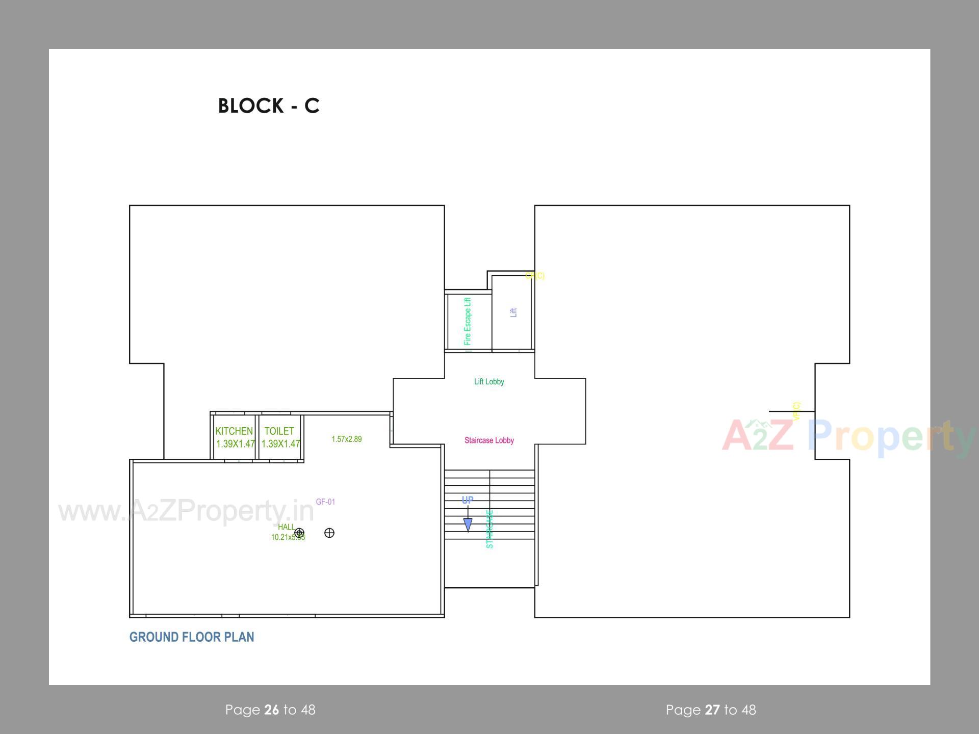Layout of real estate project Shubh Heights located at Mehsana, Mehsana, Gujarat