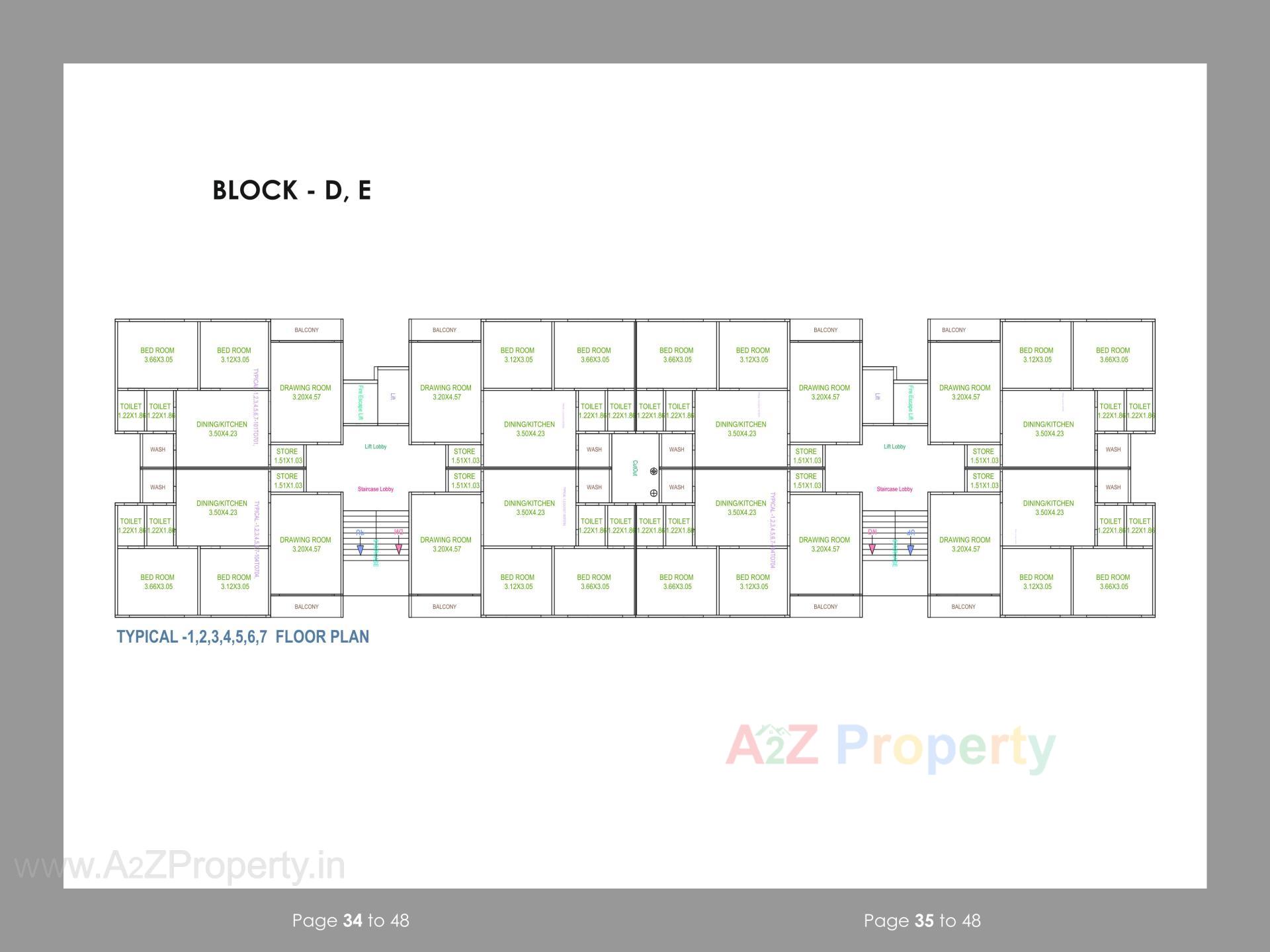 Layout of real estate project Shubh Heights located at Mehsana, Mehsana, Gujarat
