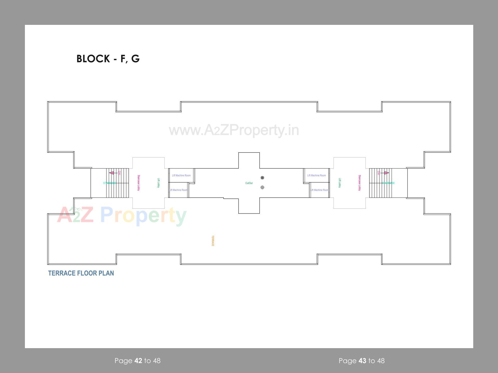 Layout of real estate project Shubh Heights located at Mehsana, Mehsana, Gujarat
