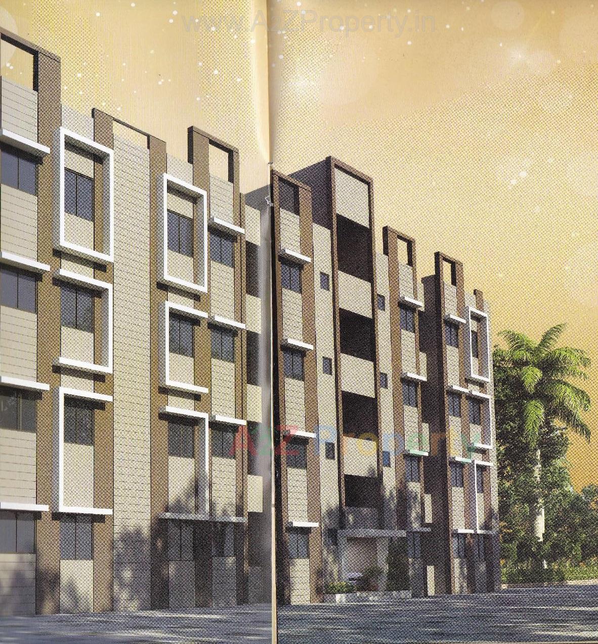 3D Elevation of real estate project Shubh Shukra located at Visnagar, Mehsana, Gujarat