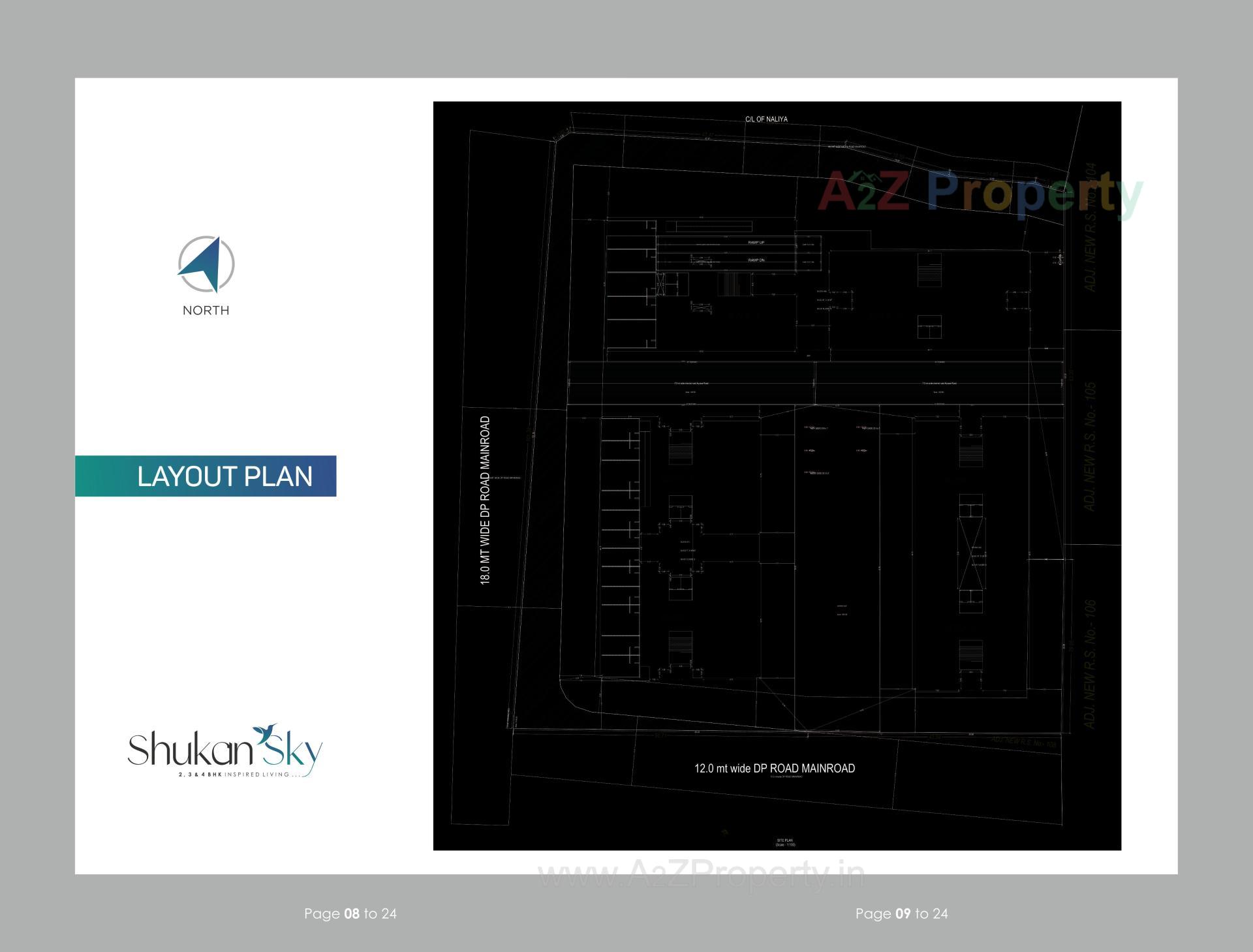  of real estate project Shukan Sky located at Nagalpur, Mehsana, Gujarat