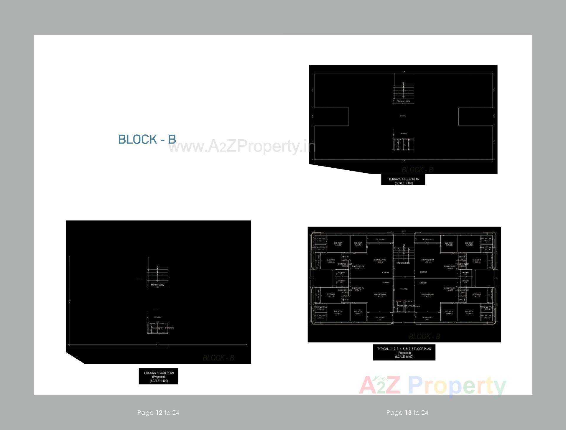 Layout of real estate project Shukan Sky located at Nagalpur, Mehsana, Gujarat