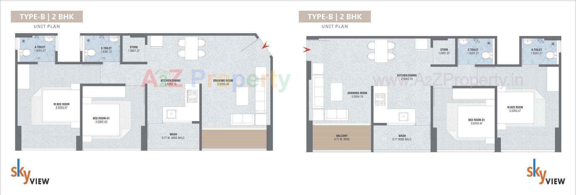 Layout of real estate project Sky View located at Kadi, Mehsana, Gujarat
