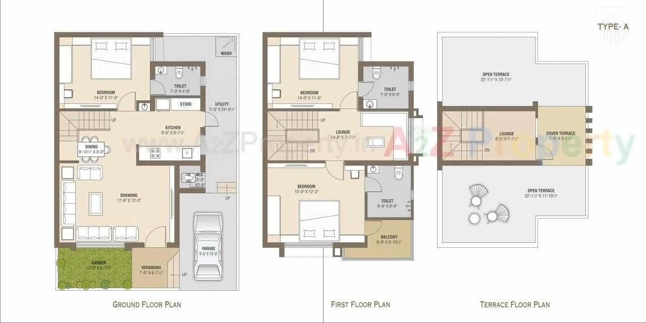 Layout of real estate project Suvarna City located at Kadi, Mehsana, Gujarat