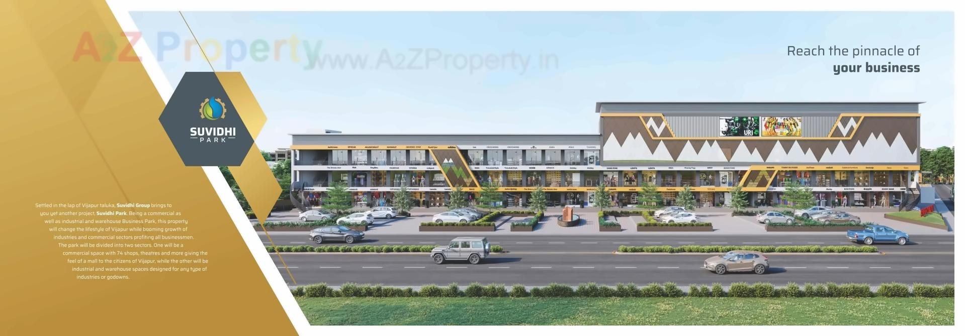 3D Elevation of real estate project Suvidhi Park located at Mehsana, Mehsana, Gujarat