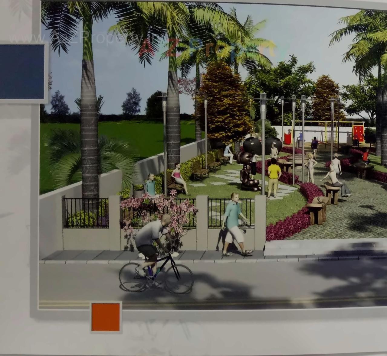 3D Elevation of real estate project Swapnasrushti Residency located at Mehsana, Mehsana, Gujarat