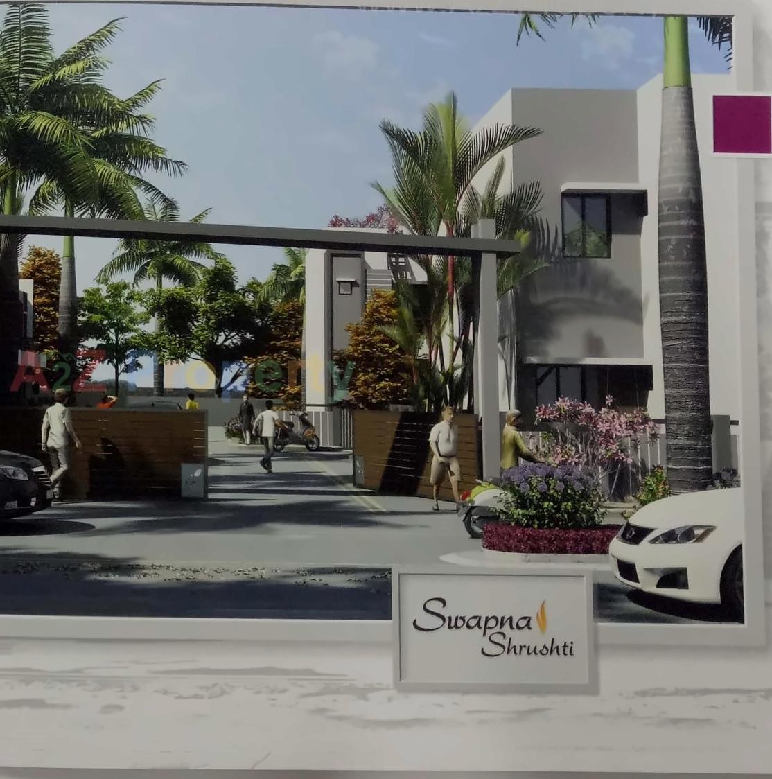 3D Elevation of real estate project Swapnasrushti Residency located at Mehsana, Mehsana, Gujarat