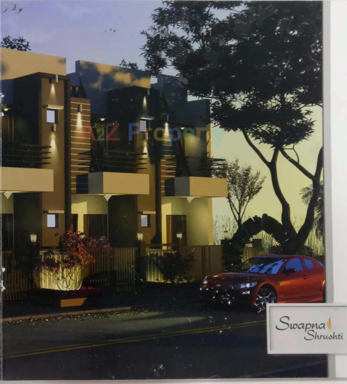 3D Elevation of real estate project Swapnasrushti Residency located at Mehsana, Mehsana, Gujarat