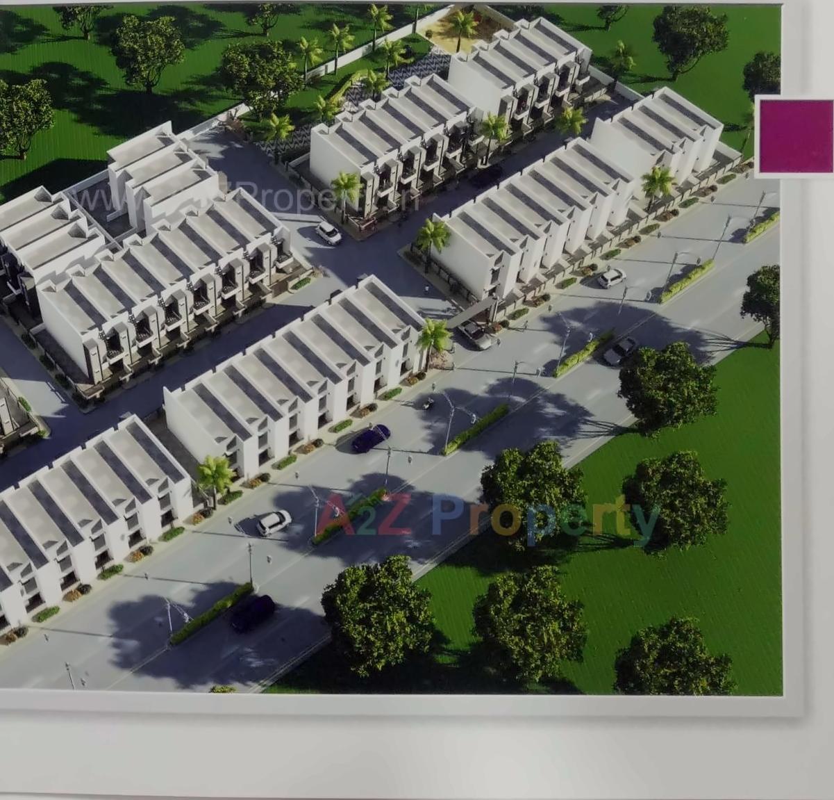 3D Elevation of real estate project Swapnasrushti Residency located at Mehsana, Mehsana, Gujarat