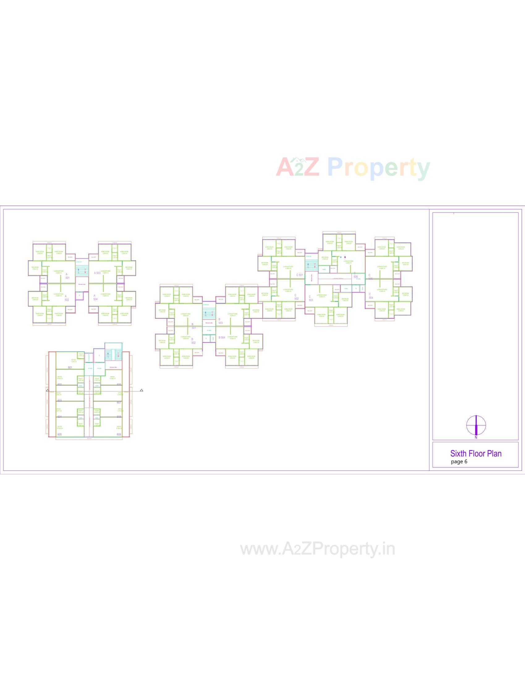 Layout of real estate project The Capital located at Mehsana, Mehsana, Gujarat