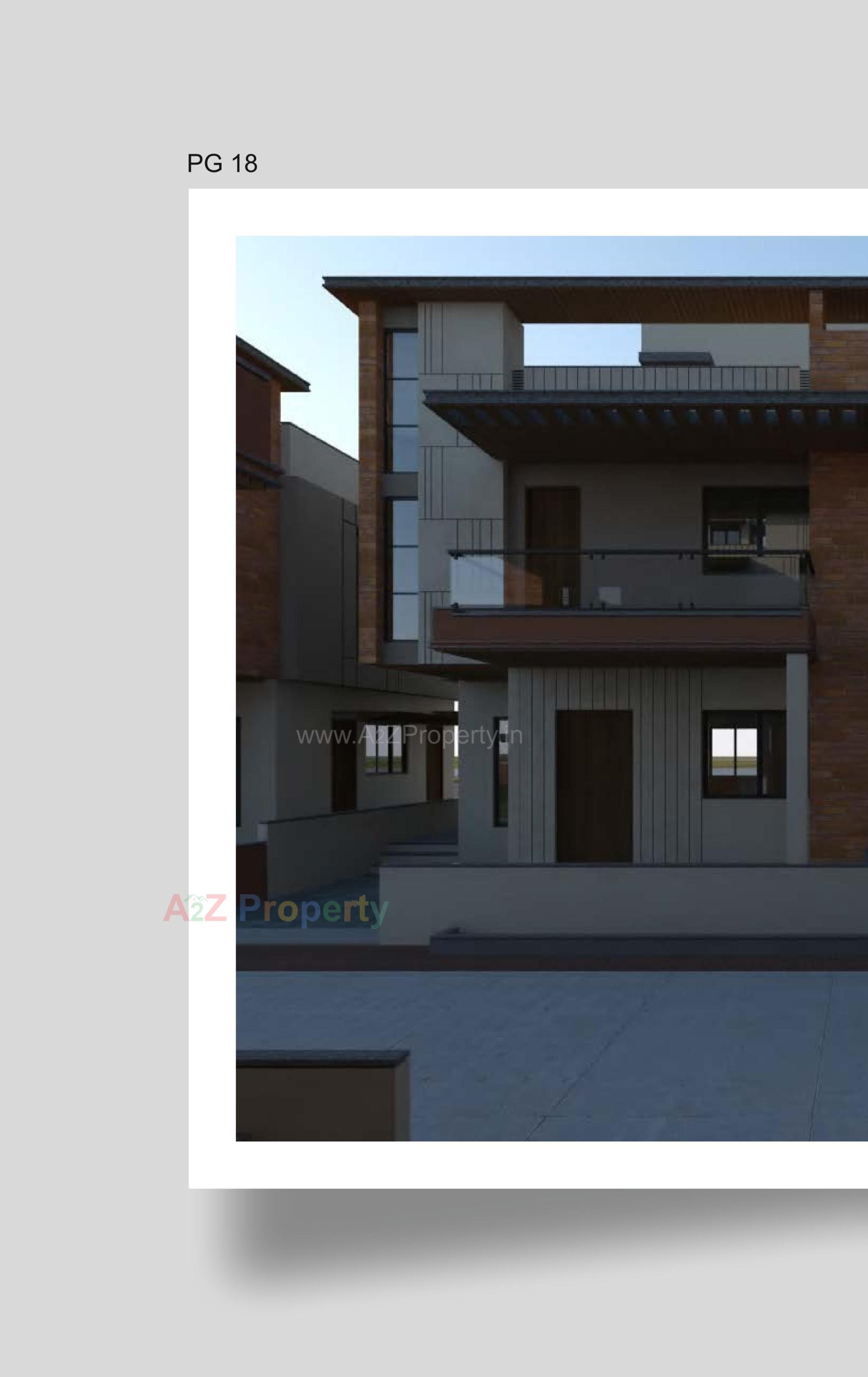 3D Elevation of real estate project Vimer Residency located at Kadi, Mehsana, Gujarat