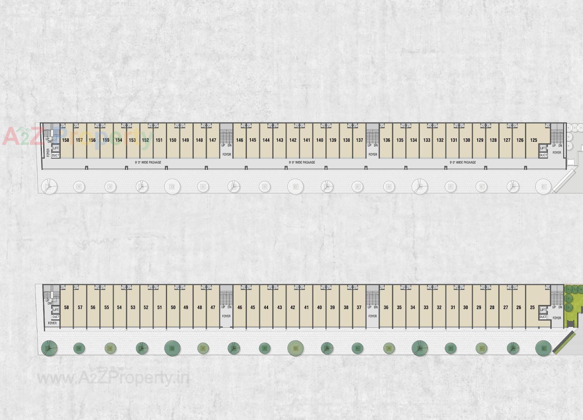 Layout of real estate project Flora Akshar City located at Morbi, Morbi, Gujarat