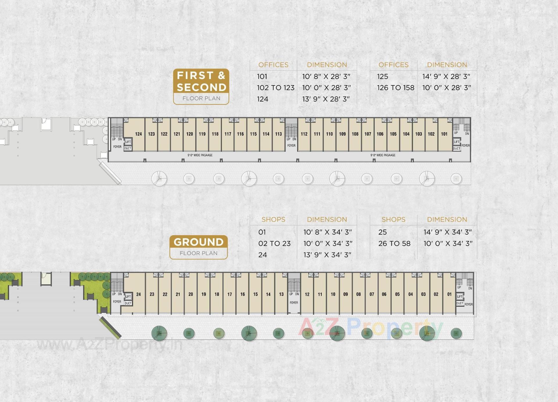 Layout of real estate project Flora Akshar City located at Morbi, Morbi, Gujarat