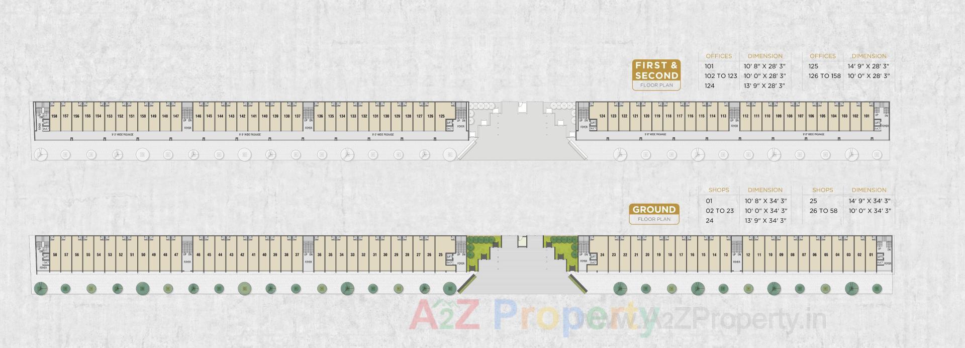 Layout of real estate project Flora Akshar City located at Morbi, Morbi, Gujarat