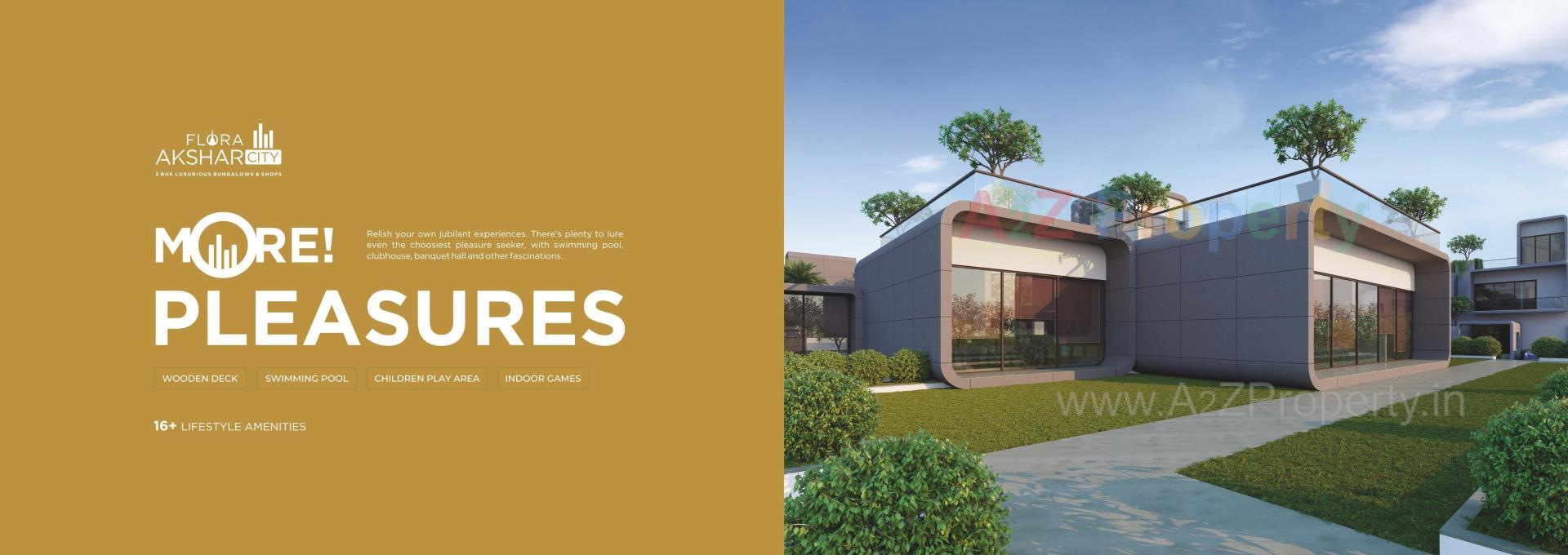 3D Elevation of real estate project Flora Akshar City located at Morbi, Morbi, Gujarat