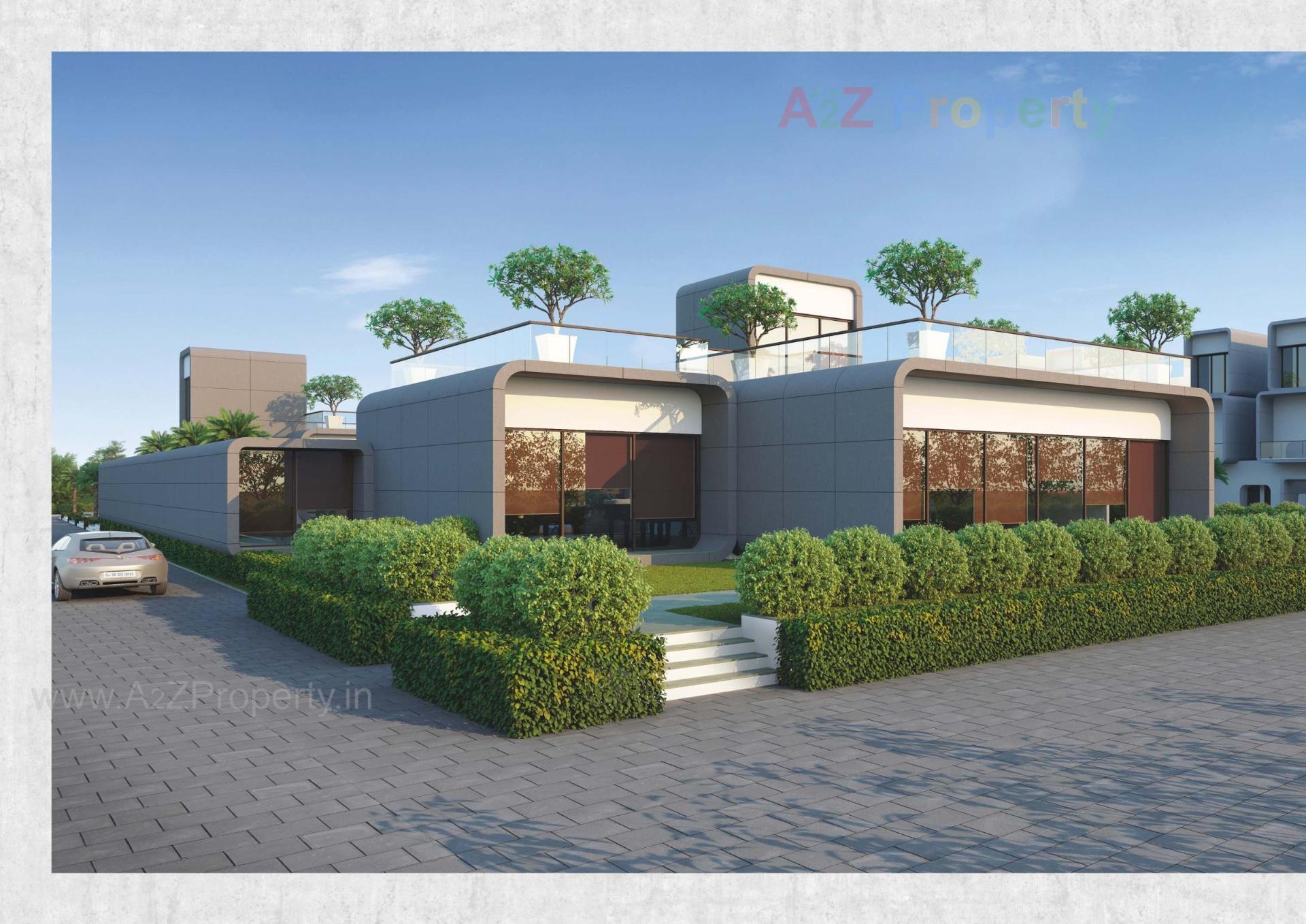 3D Elevation of real estate project Flora Akshar City located at Morbi, Morbi, Gujarat