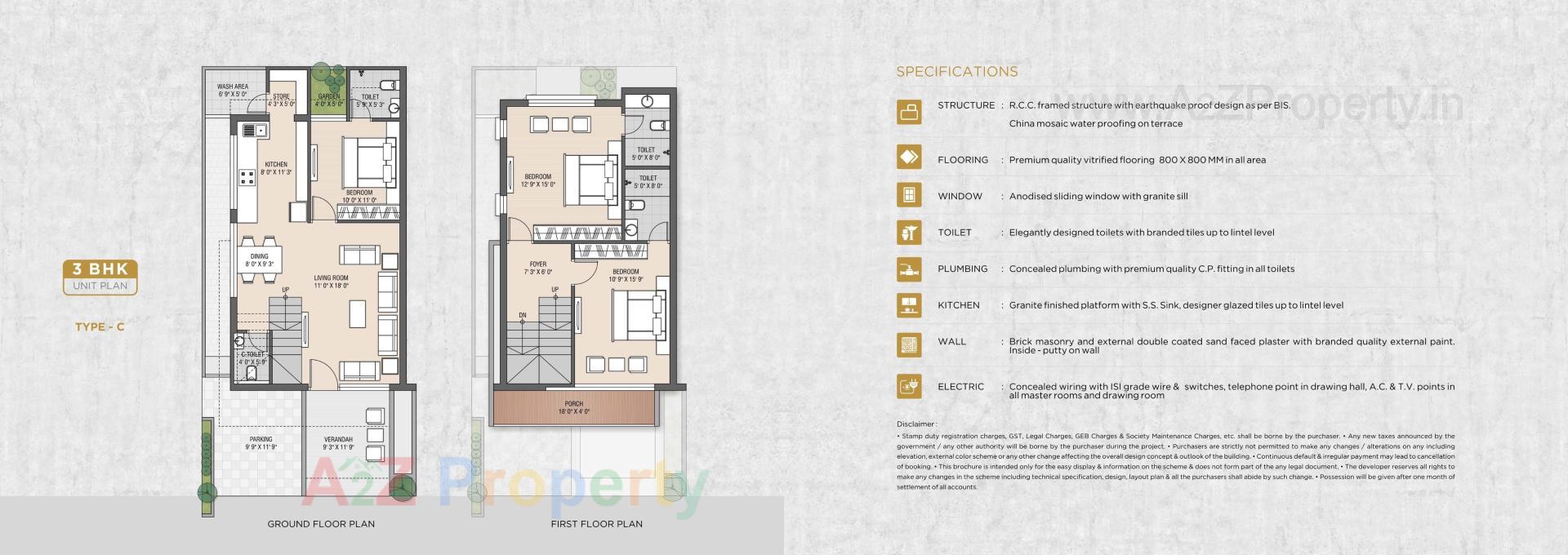 Layout of real estate project Flora Akshar City located at Morbi, Morbi, Gujarat