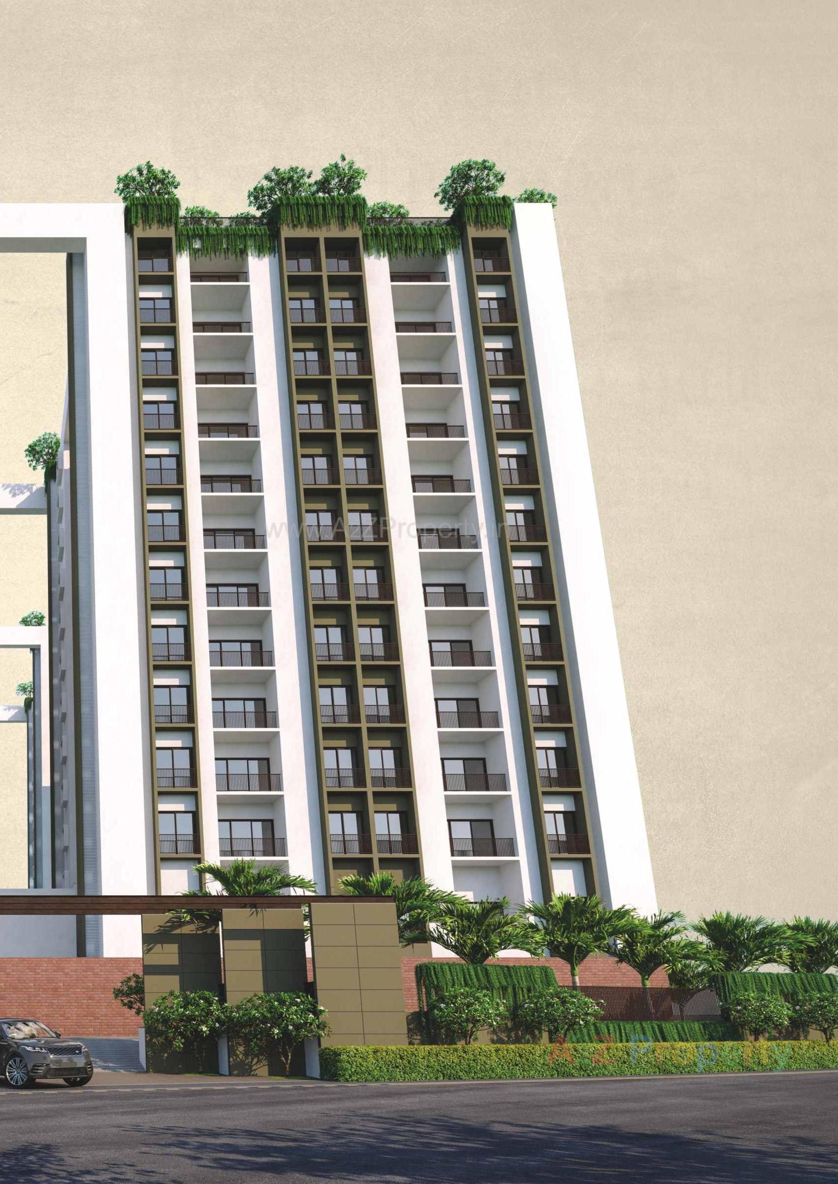 3D Elevation of real estate project Flora Palms located at Morbi, Morbi, Gujarat