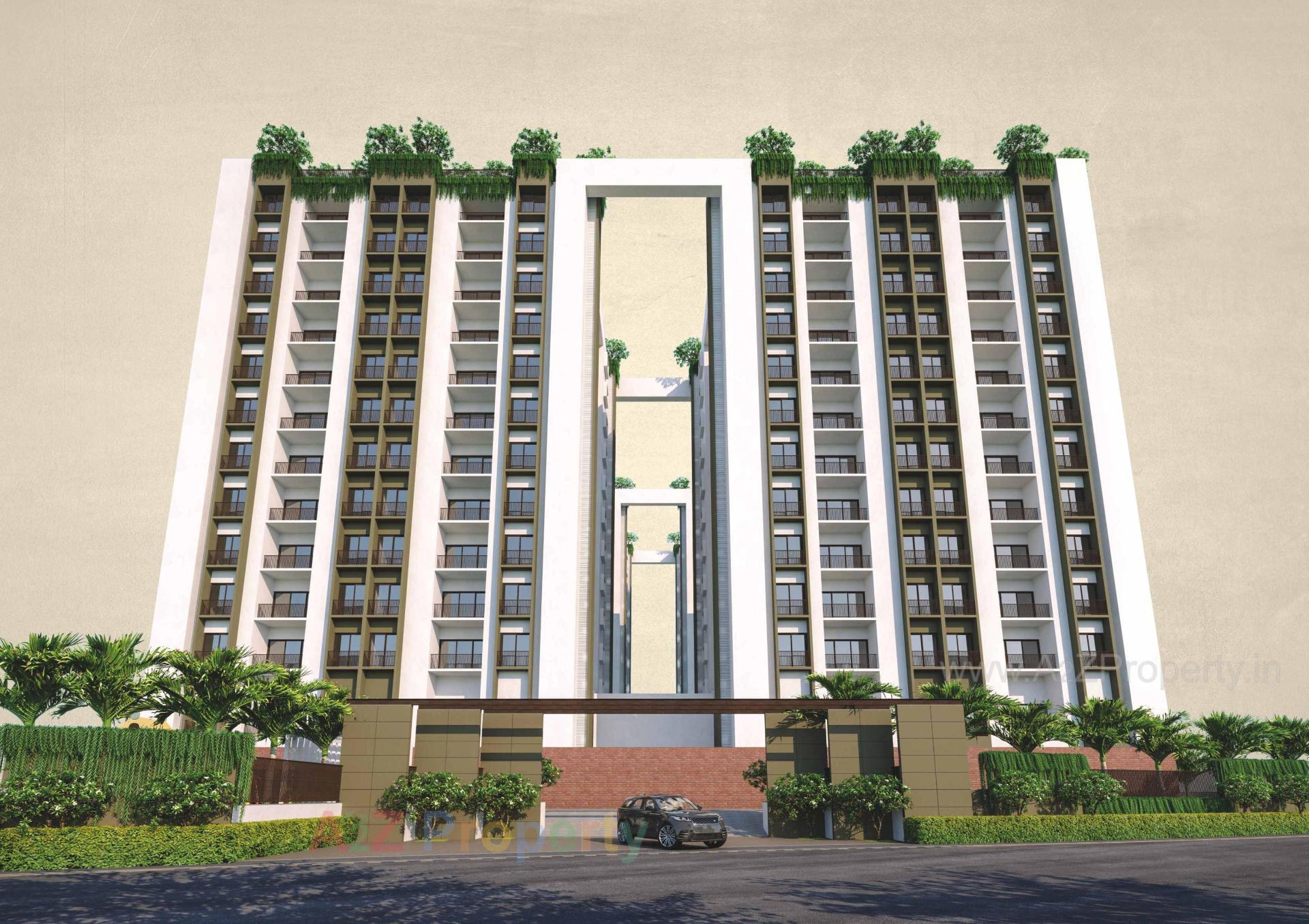 3D Elevation of real estate project Flora Palms located at Morbi, Morbi, Gujarat